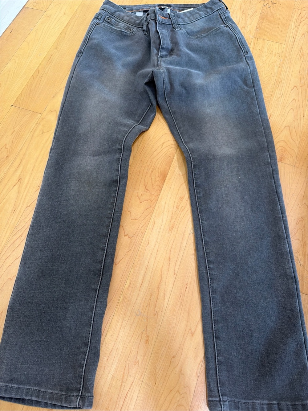 Vintage Women's Boot Cut Jeans in Washed Gray waterproof